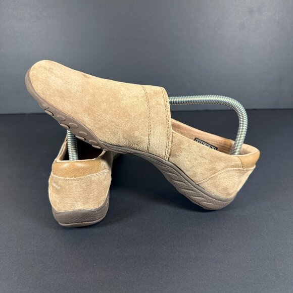 SKECHERS Women's Suede Slip On Shoes 9 Relaxed Fit Memory Foam air Cooled NEW - Picture 5 of 9